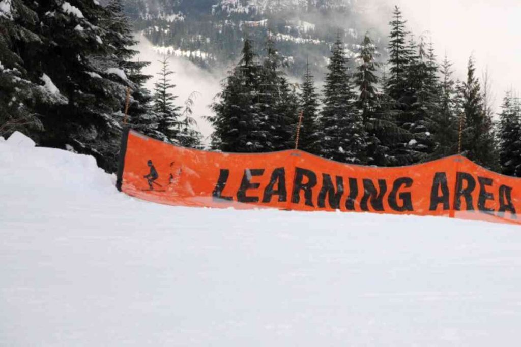 Aprendendo a esquiar