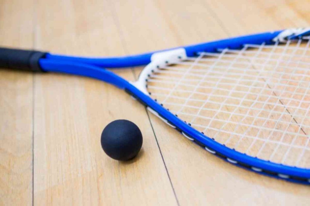 Equipamento de squash para iniciantes