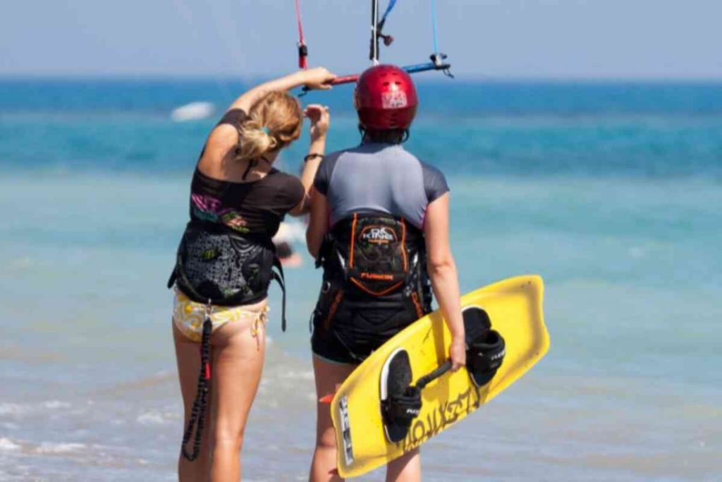 Seu primeiro curso de kite surf