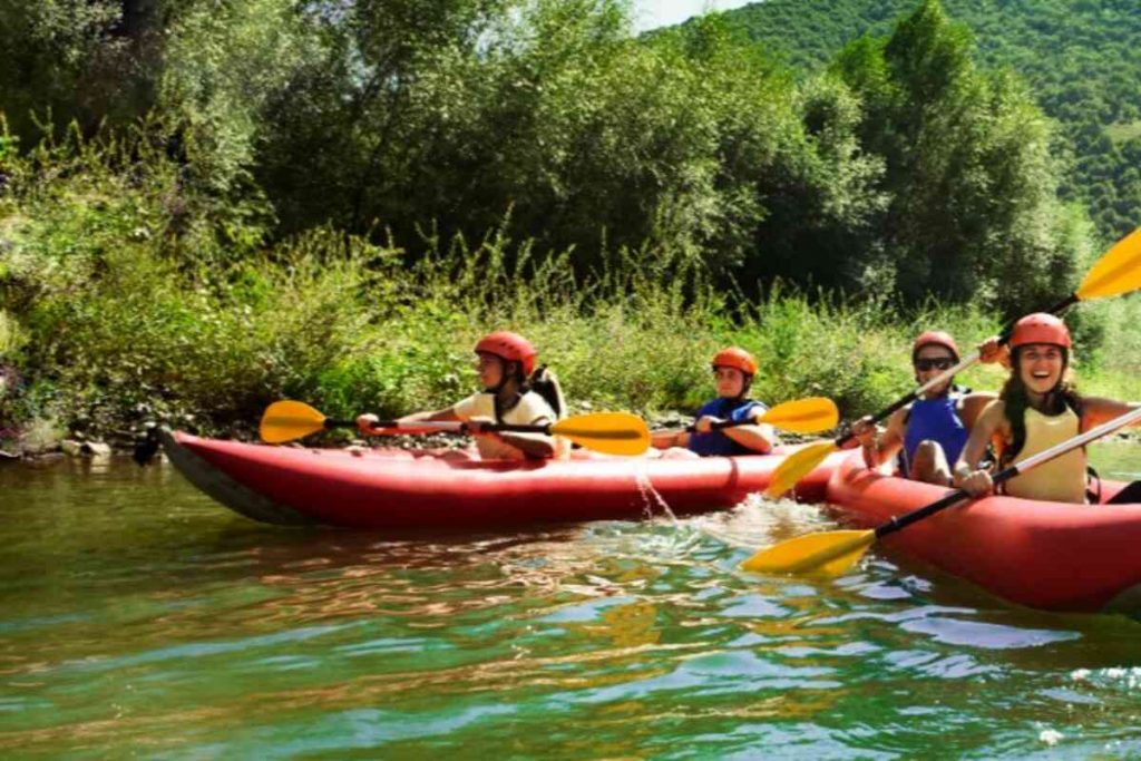 Treinamento e cursos de canoa